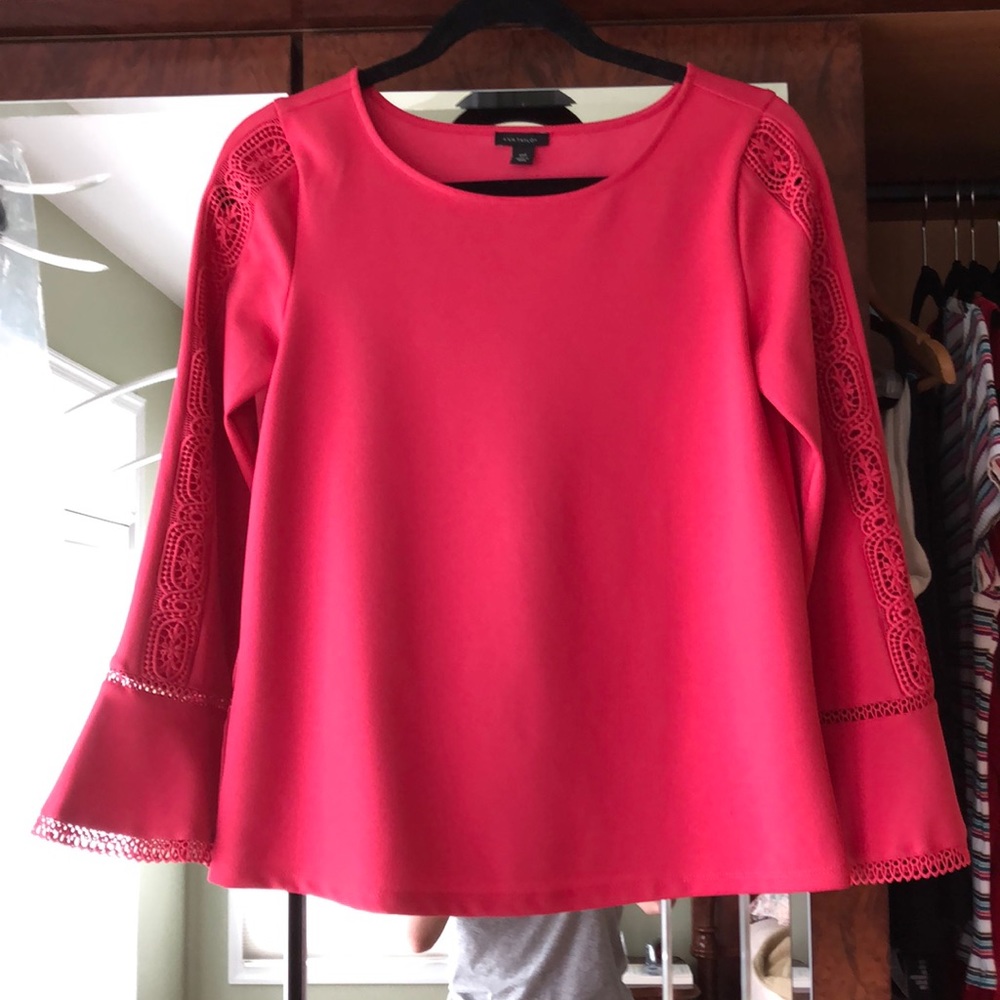 Embroidered sleeve blouse